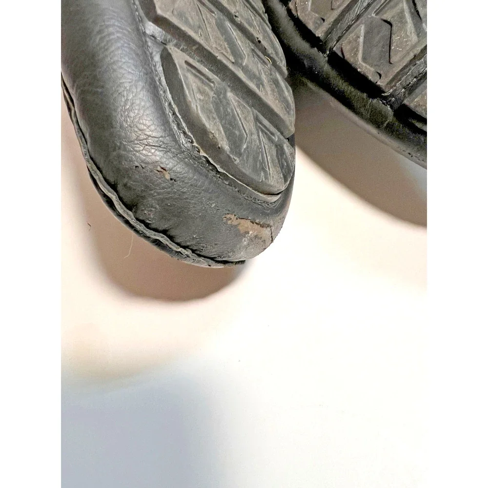 Rocawear Men's Black Comfort Cushioned Slip-On Loafers Diamond Pattern Size 10.5